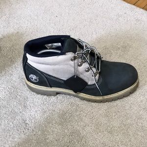Men’s timberland boots 10 blue suede
